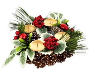 adventi koszorú asztalra