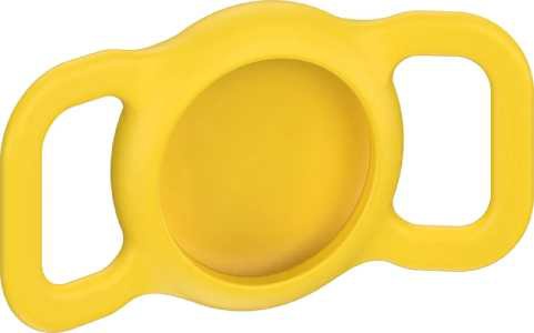 AirTag tok kutyanyakörvre, sárga