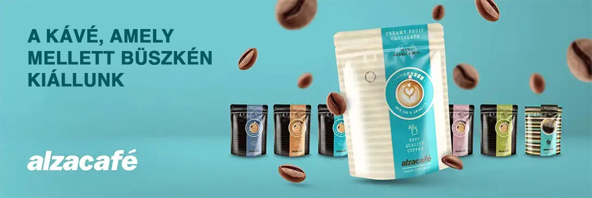 AlzaCafé kávé