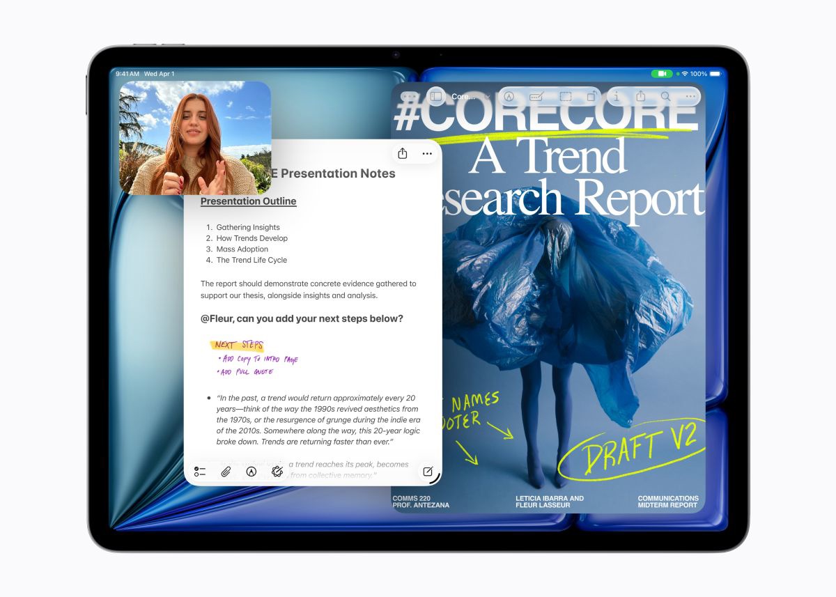 Apple iPad Air M4 teljesítmény chip