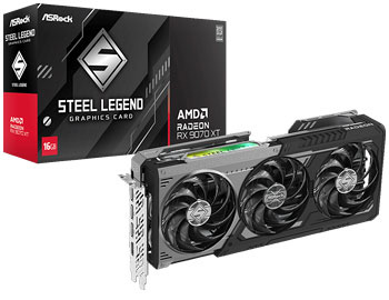 ASRock RX 9070 XT Steel Legend Dark 16G