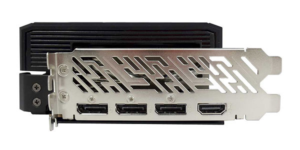 ASRock RX 9070 XT Steel Legend Dark 16G; képi kimenetek 