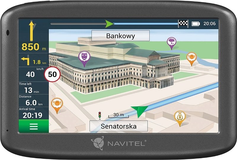 Autóbusz GPS navigáció magyar menüvel
