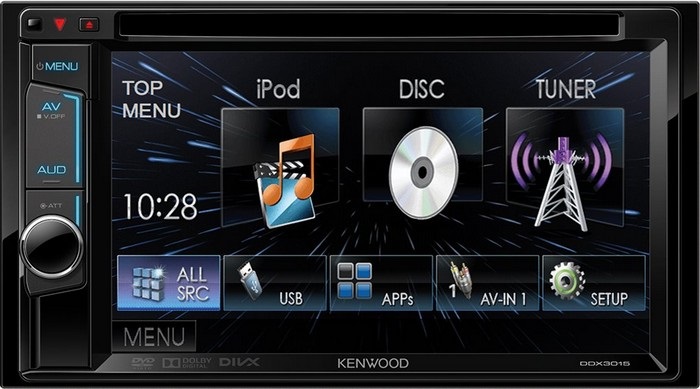 autórádió kijelző