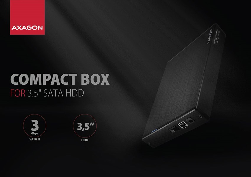 Külső ház, Axagon EE35-XA3 ALINE