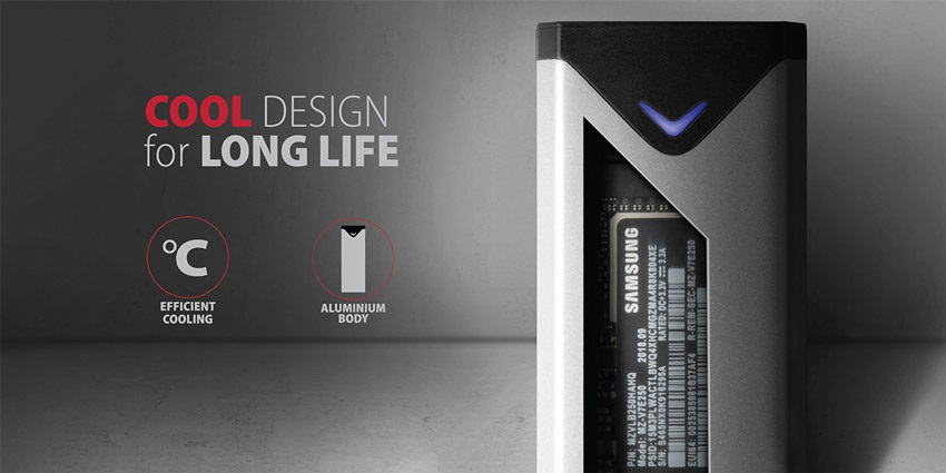 Külső ház, Axagon EEM2-UG2