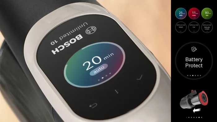 BOSCH BCS1041WAC Unlimited 10 álló porszívó