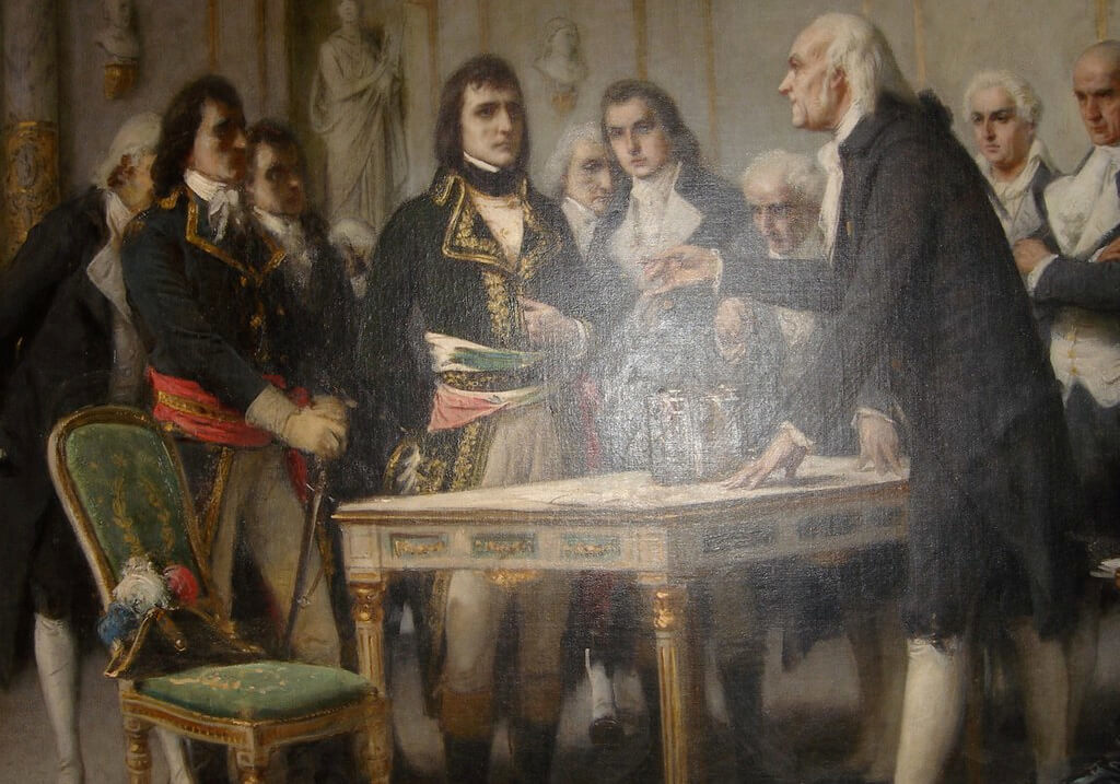 Napóleon Bonaparte, Alessandro Volta, Volta-oszlop