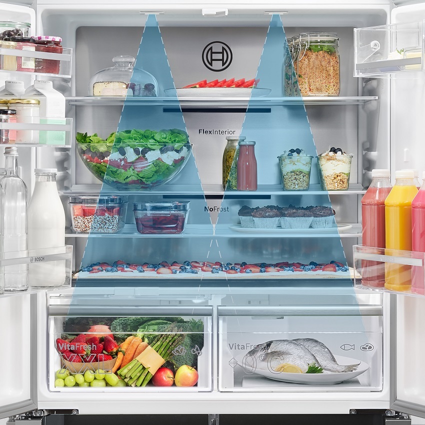 Bosch franciaajtós hűtőszekrények