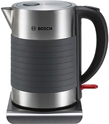 Fekete rozsdamentes acél vízforraló Bosch