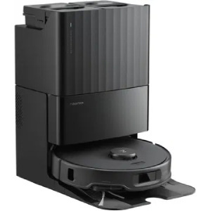 fekete robotporszívó felmosóval