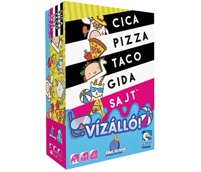 Vízálló cica, pizza, taco, gida, sajt