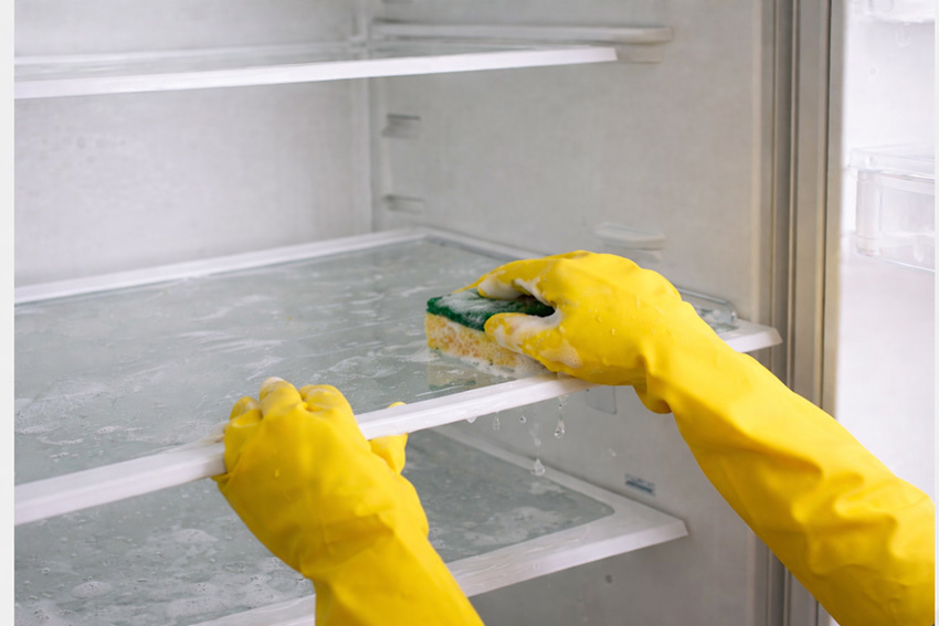 Hűtő takarítás