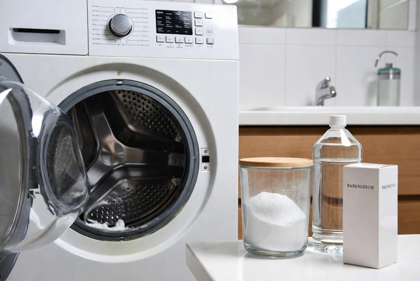 Mosógép tisztítása citromsavval