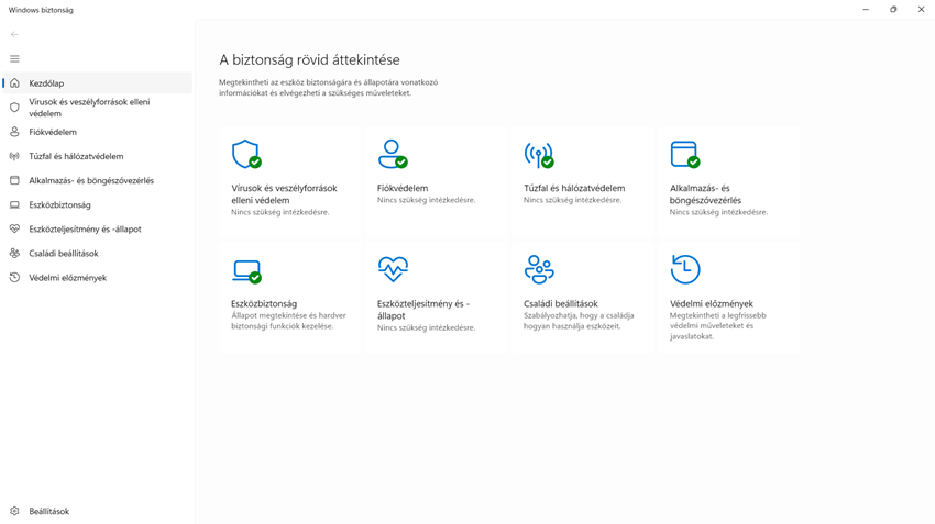 Laptop tisztítása – Windows Defender