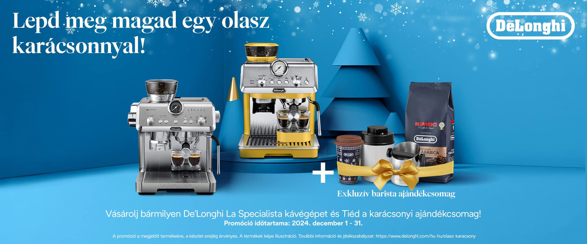 De'Longhi promóció 2024 december