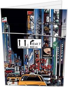 Iskolai füzettartó mappa