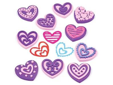 Nyomdák gyerekeknek - szívek