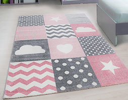 Gyerekszoba szőnyeg kislányoknak