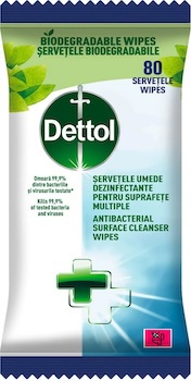 DETTOL fertőtlenítő törlőkendők