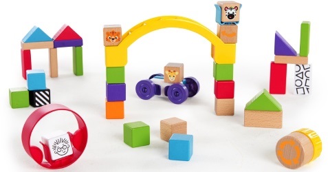 Fa építőjáték a legkisebbeknek