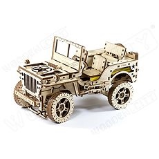 fa 3D puzzle autó