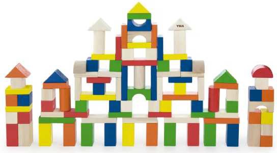 Építő játék kocka a legkisebbeknek