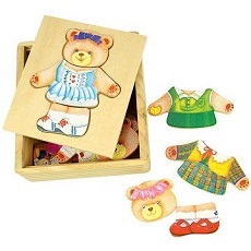 Fa állatos puzzle