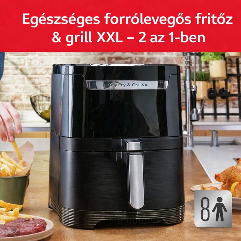 Tefal EY801815 Easy Fry & Grill XXL forró levegős fritőz
