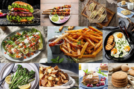 Cosori TurboBlaze Pro 6,2L airfryer + 5× nyárs és grillrács