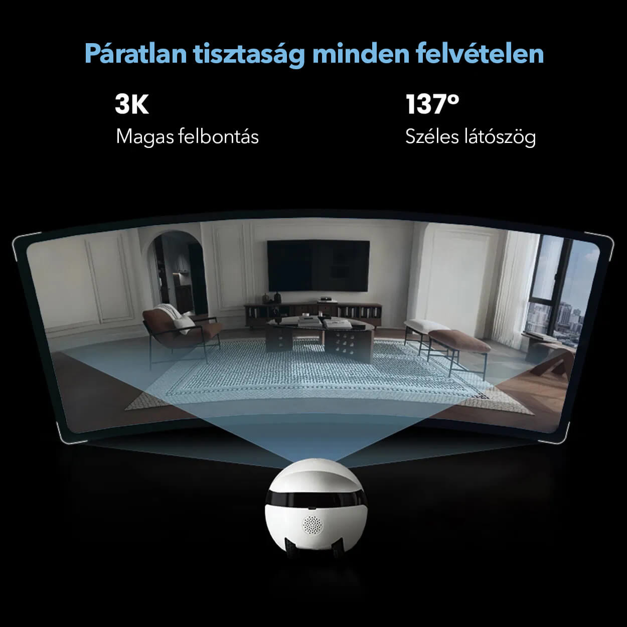 Enabot EBO Air2 Plus robot - 3K kamerás AI robotos társ