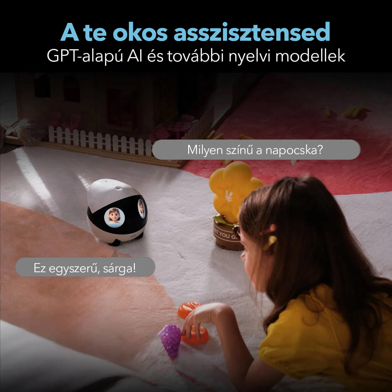 Enabot EBO Air2 Plus robot - 3K kamerás AI robotos társ