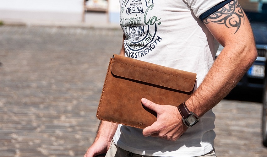 Bőr tok Fixed Oxford