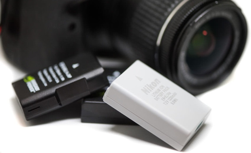 Fényképezőgép, akkumulátor