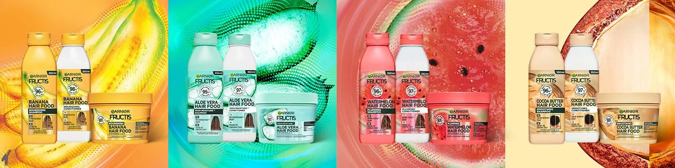 Garnier Fructis Hair Food balzsamok és samponok