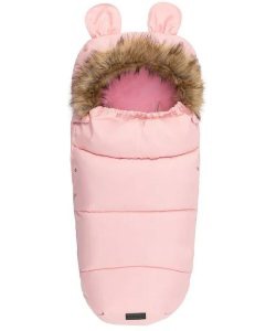 Bundazsák autós hordozóba rózsaszín