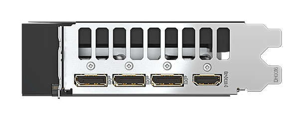 Gigabyte AORUS RTX 5060 ELITE 8G; képkimenetek