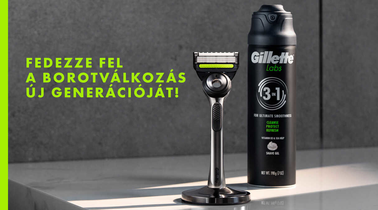Gillette Labs – a férfi borotválkozás új generációja