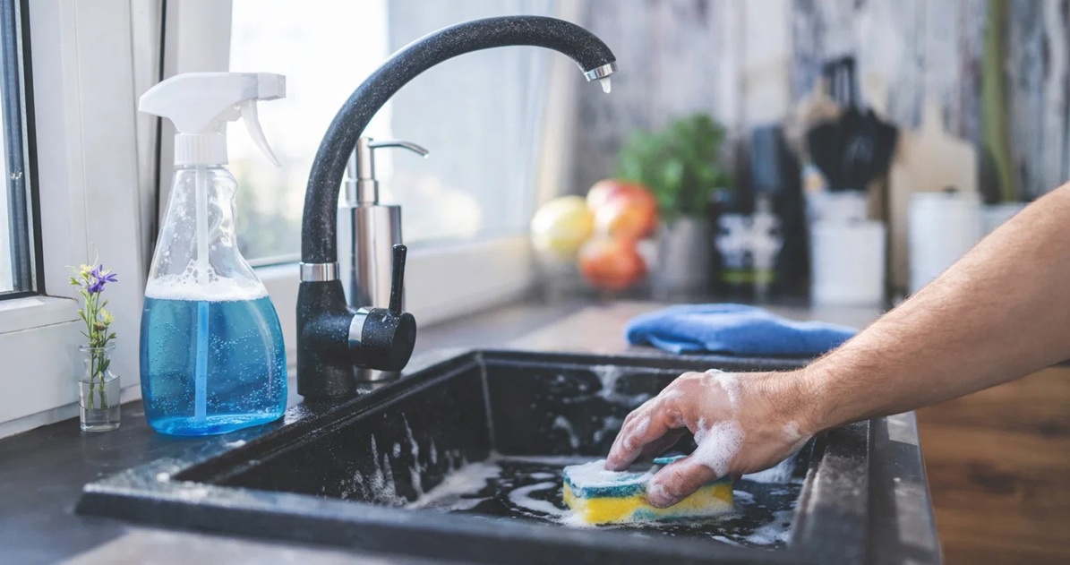 Gránit mosogató tisztítása