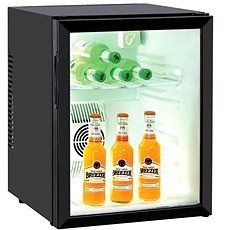 Üvegajtós mini hűtő