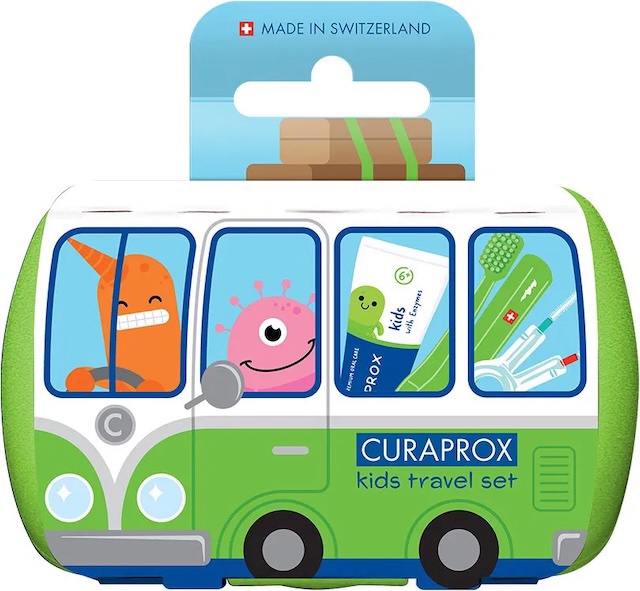 fogkefe curaprox KIDS travel szett