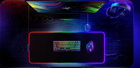 gamer egérpad egérhez és billentyűzethez