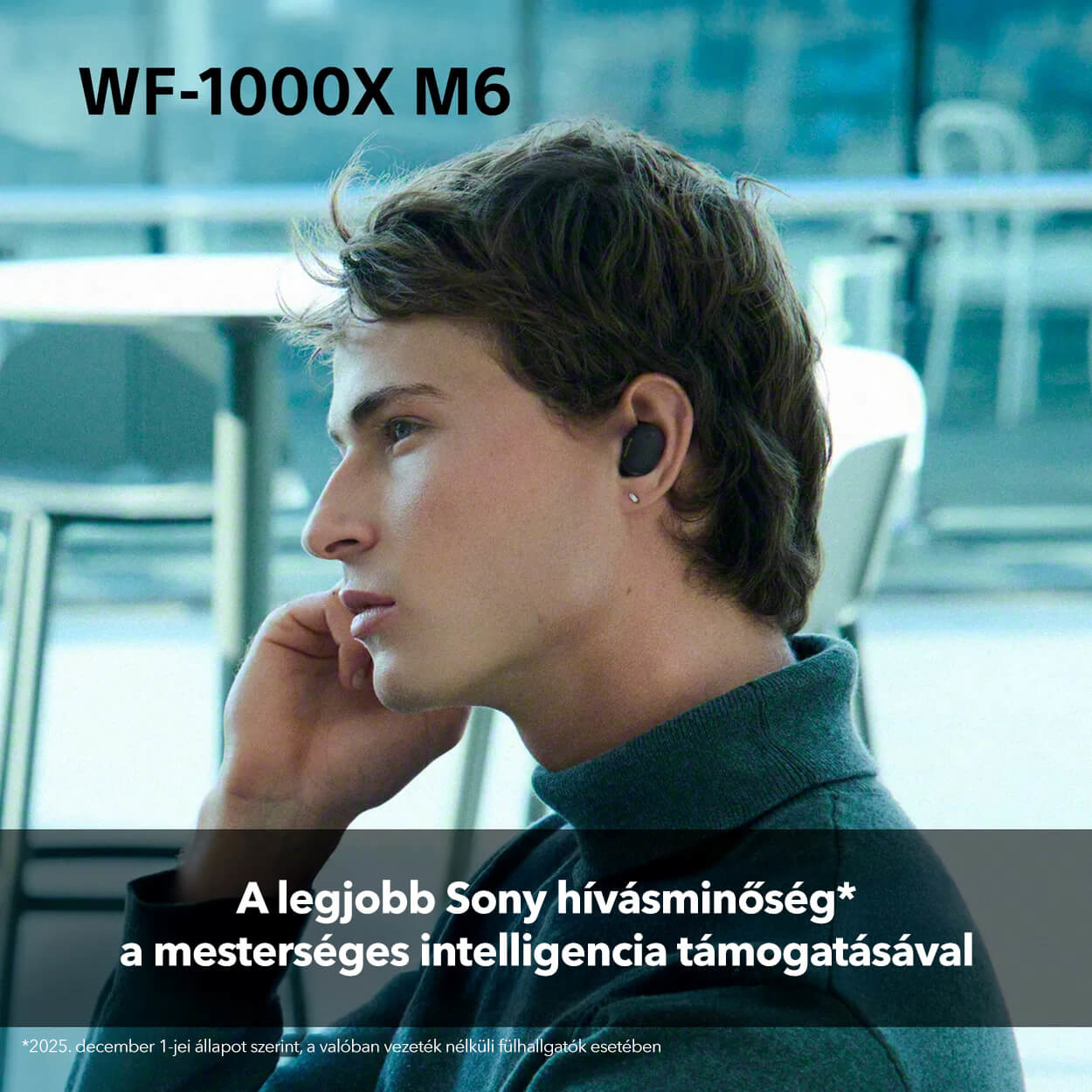 Sony Noise Cancelling WF-1000XM6 vezeték nélküli fülhallgató