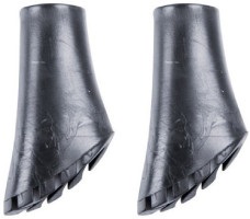 Nordic walking bot gumipapucsokkal