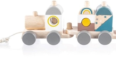 Zsinóron húzható játékok – vonat