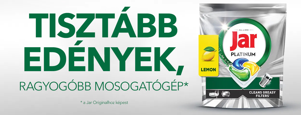 JAR Platinum Lemon mosogatógép kapszula, 96 db