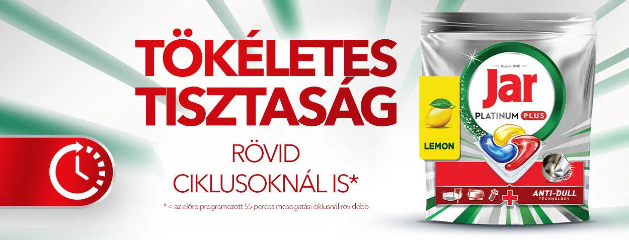 JAR Platinum Plus Lemon mosogatógép kapszula