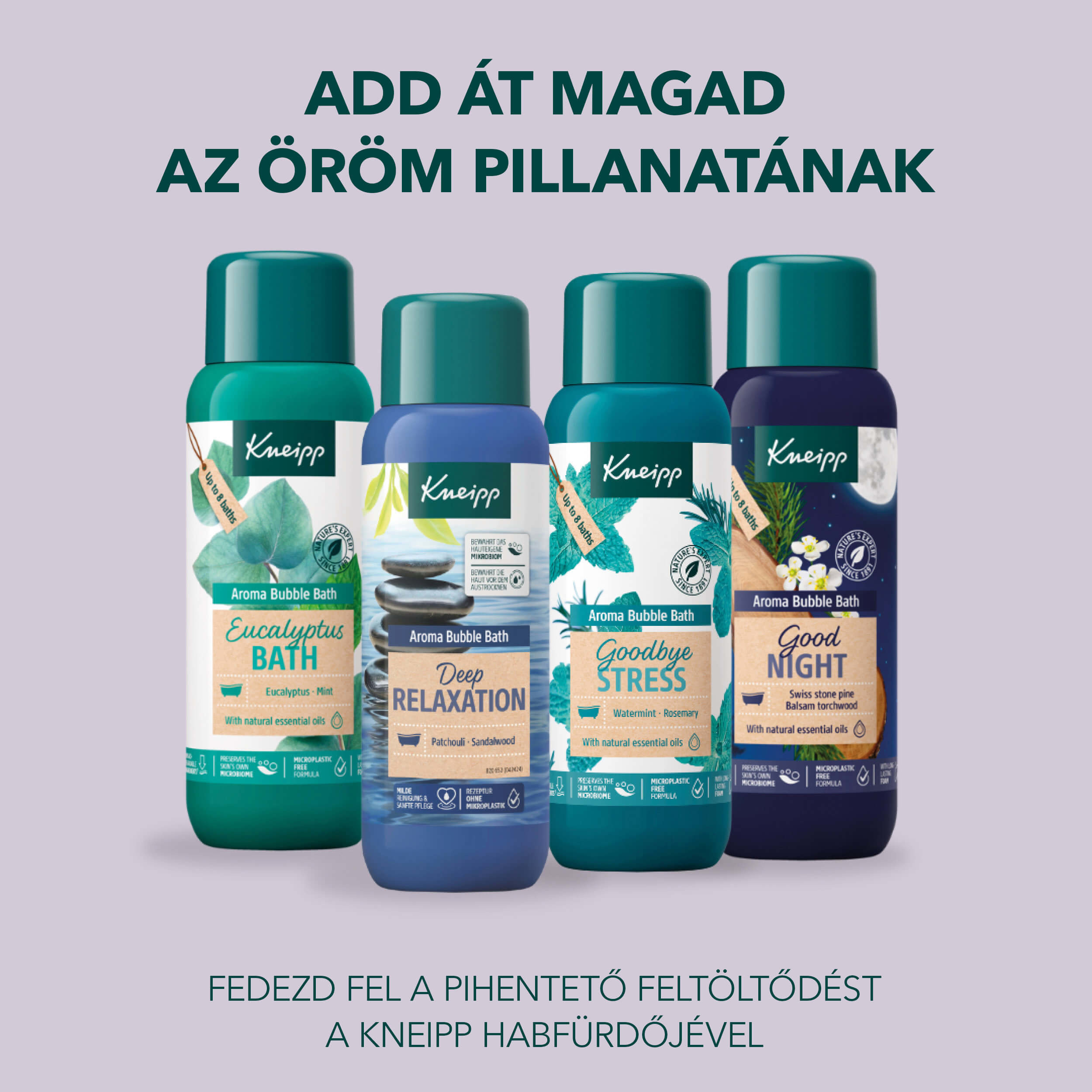 KNEIPP Fürdőhab Goodbye Stressz 400 ml