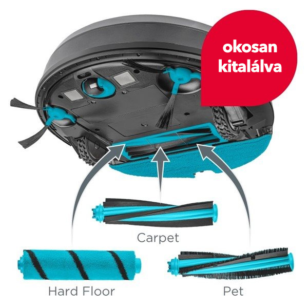 CONCEPT VR3125 2 az 1-ben Perfect Clean Laser robotporszívó CONCEPT VR3125 2 az 1-ben Perfect Clean Laser robotporszívó