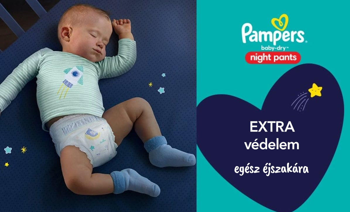 PAMPERS Night Pants pelenka 3 méret